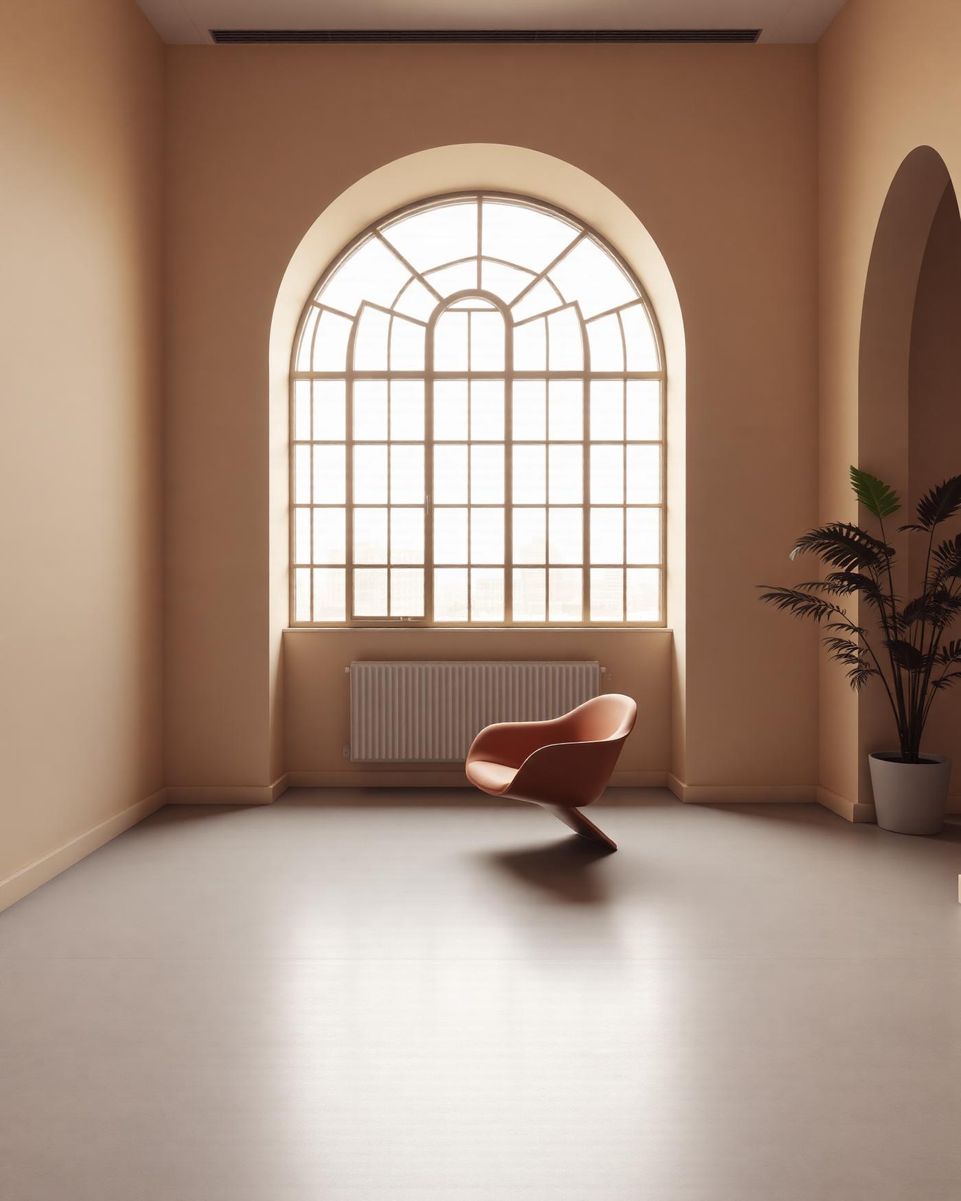Intérieur d'un bureau professionnel baigné de lumière naturelle